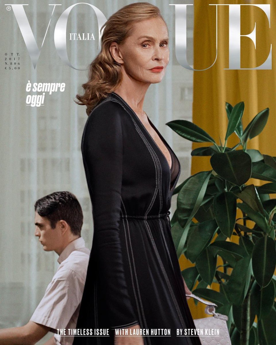 Con 73 años portada de Vogue Italia